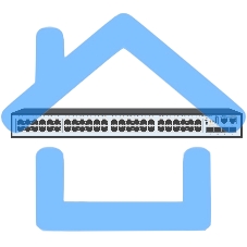 Коммутатор POE управляемый уровня 2, 48 портов 10/100/1000Base-T с поддержкой PoE, 4 порта 1/10G SFP+, PoE 740 Ватт