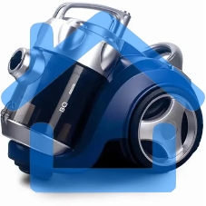 Пылесос BQ VC2024MC синий/серый, 450/2000 Вт, уборка сухая, пылесборник контейнер 3 л