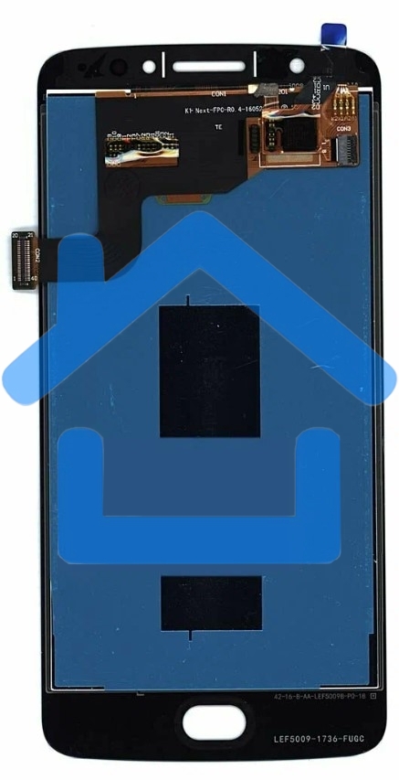 Дисплей для Motorola E4, черный