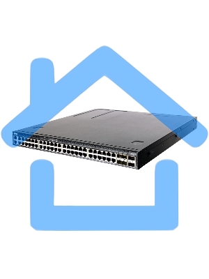 Коммутатор Edge-corE 4630-54PE-O-AC-F AS4630-54PE, 48-Port GE RJ45 port PoE++, 4x25G SFP+, 2 port 100G QSFP28 for stacking, Broadcom Trident 3, Dual-core Intel Denverton CPU, dual AC 1200W PSUs and 2 + 1 Fan Modules with port-to-power airflow, 2 front rac