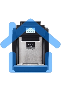 Кофемашина автоматическая Korting KACM 2009 PRESTO черный, зерновой/молотый, 2 л, 1400 Вт, 19 бар