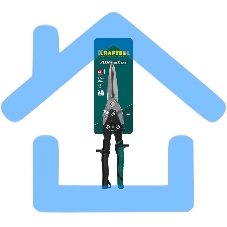 Ножницы по металлу KRAFTOOL 2328-SL Alligatorпрямые удлиненные, Cr-Mo, 290 мм