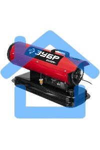 Тепловая пушка, ЗУБР ДП-К8-35 35 кВт дизельная прямой нагрев