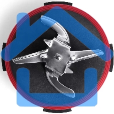 Кухонный комбайн Bosch MCM3501M 800 Вт, Скорости: 2, Блендер 1 л, Чаша 2.3 л, черный/серебристый