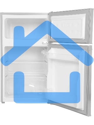 Холодильник Hyundai CT10051H серебристый двухкамерный 59/25л морозилка сверху