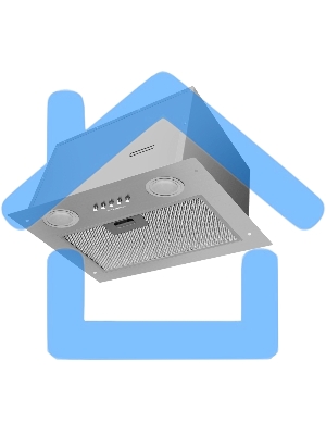 Кухонная вытяжка Maunfeld Cam 45 нержавеющая сталь