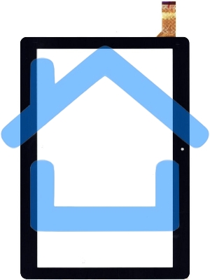 Сенсорное стекло (тачскрин) DEXP Ursus P510 4G, черное