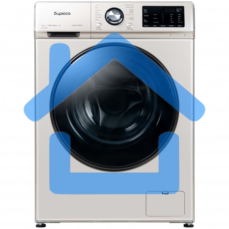 Стиральная машина Бирюса WM-SL1214/15 B золотистый, загрузка фронтальная 12 кг, 1400 об/мин, класс А+++