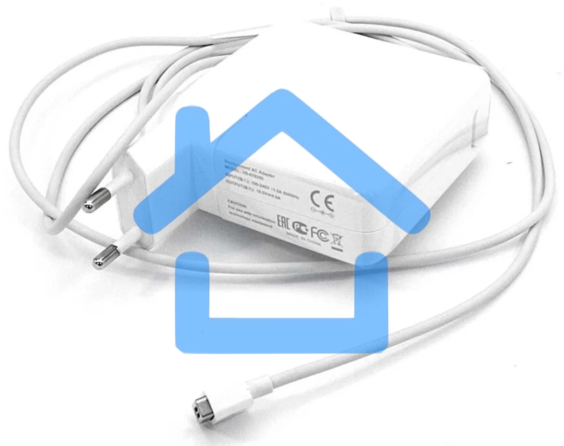 Блок питания (сетевой адаптер) для ноутбуков Apple 18.5V 4.6A 85W MagSafe T-shape, REPLACEMENT