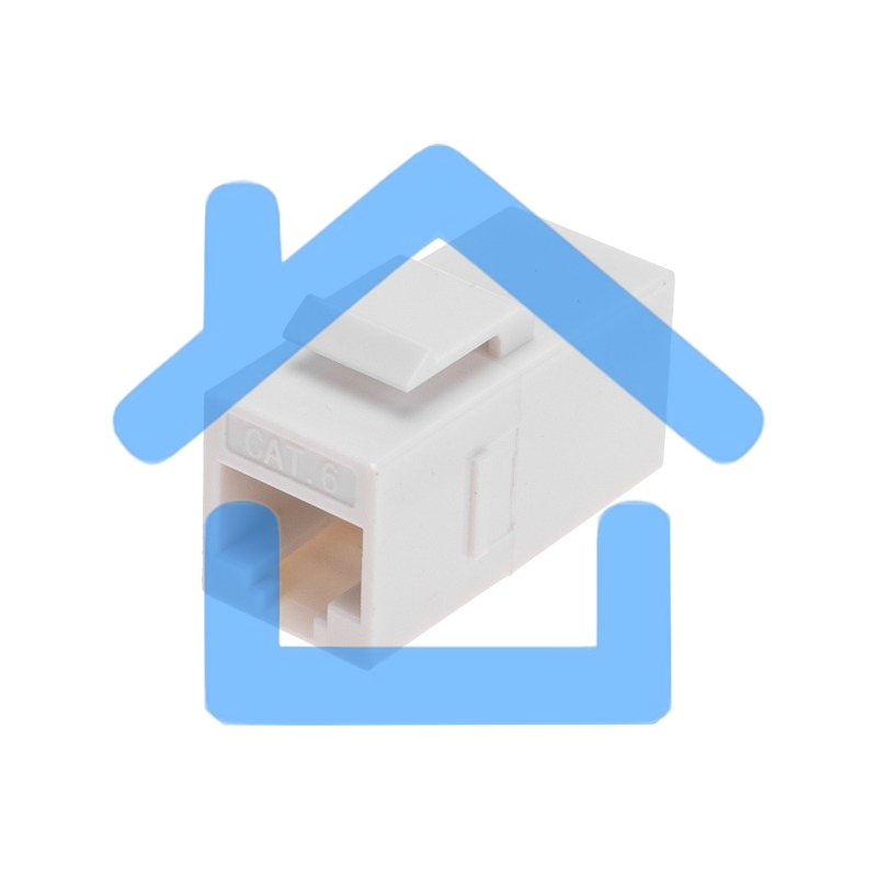 Адаптер проходной формата Rexant Pro Keystone, Jack RJ-45(8P8C), UTP, CAT 6