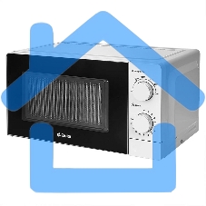 Микроволновая печь DELTA DL-87L20 белый, 20 л, 700 Вт, переключатели - поворотный механизм