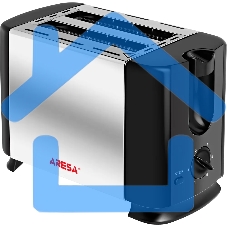 Тостер ARESA AR-3005 735 Вт, серебристый/черный
