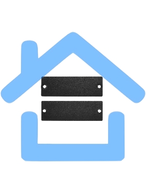 Пластиковая заглушка WRTS-BLANK Wize под 1 модуль для врезного лючка в стол