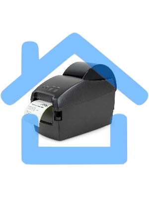 Принтер штрихкода АТОЛ BP21 (33924) термопечать, 203 dpi, 127 мм/сек, USB, RS-232, черный