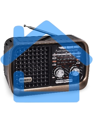 Радиоприемник SOUNDMAX SM-RD2124UB(черный с серым)
