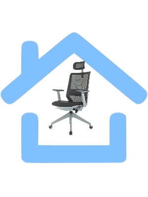 Кресло руководителя Бюрократ MC-G611NL-H черный Elastic-102 с подголов. крестов.4-луч. пластик пластик серый