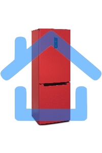 Холодильник Бирюса B-H920NF красный двухкамерный 210/100 л морозилка снизу, No Frost