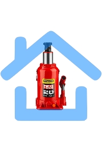 Домкрат STAYER 43160-20_z01 гидравлический бутылочный red force 20т 242-452мм