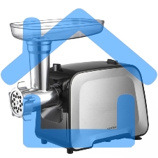 Мясорубка электрическая Centek CT-1604 2200 Bт, 2,2 кг/мин, реверс, стальной коннектор, 2 диска, 2 насадки