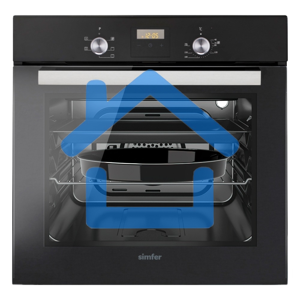 Электрический духовой шкаф Simfer B6EB56016 черный