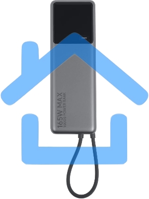 Портативный аккумулятор Xiaomi BHR9361GL 10000mAh QC/PD 165W 6A USB-C серый