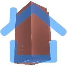 Вытяжка пристенная островная Maunfeld Bath Plus 402 медный, 40 см, 1150 куб. м/ч, 52 дБ