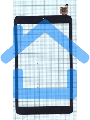 Сенсорное стекло (тачскрин) LCGP0801033 REVA-A1, черное