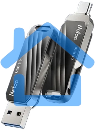 Флешка USB R/W Netac US11 32Gb USB3.0+TypeC Dual Flash Drive
