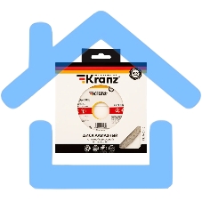 Диск алмазный отрезной сплошной 115x22.2 мм Kranz 