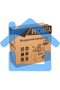 Компрессор Ресанта КП-8/50Л 900/74/7/10
