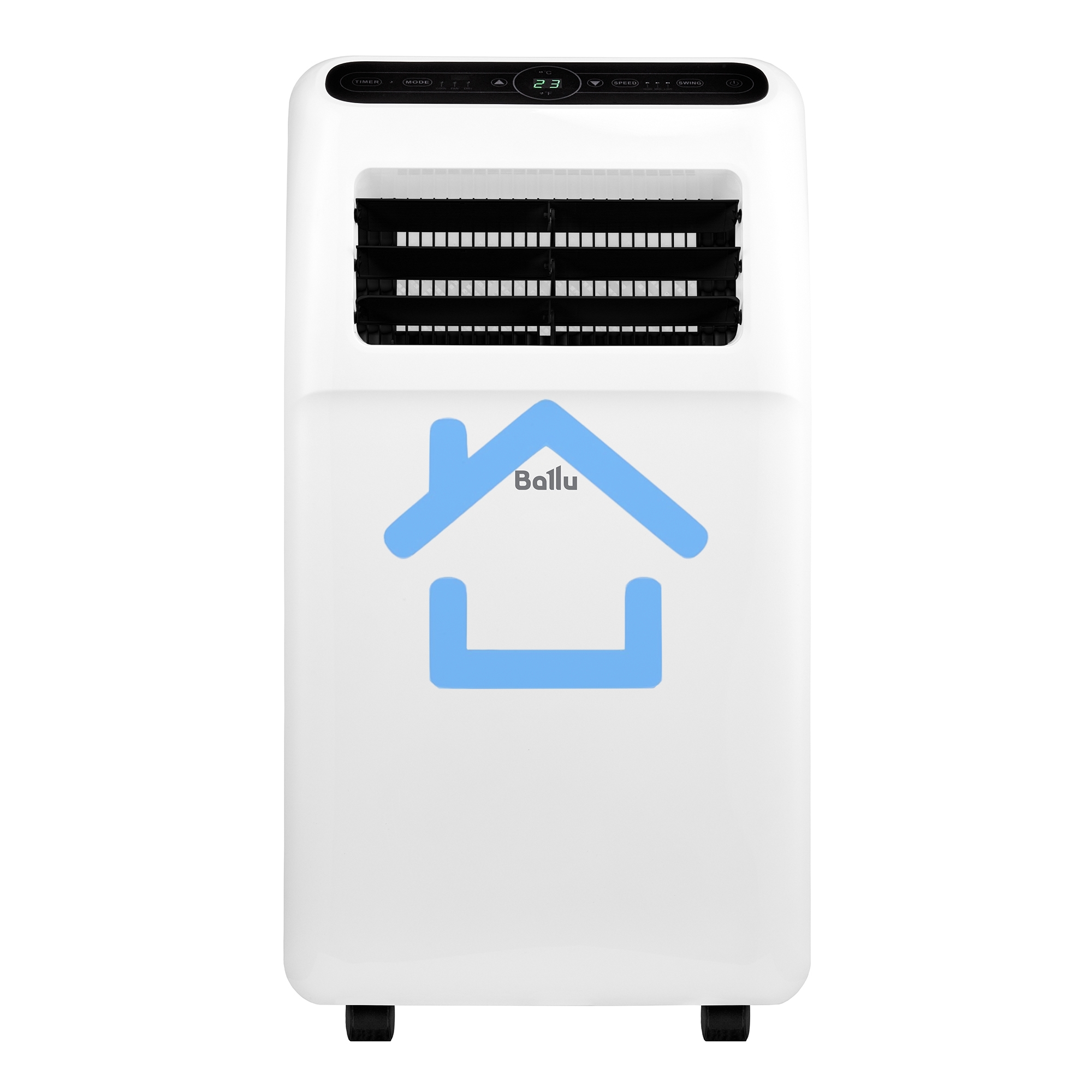Кондиционер мобильный Ballu Aura BPAC-09 CP/N1_24Y 9000 BTU, 24 м², 50 дБ, охлаждение, осушение, белый