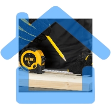 Рулетка 5м х 19мм, двухкомп. корпус, кнопка-пауза Denzel