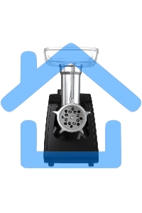 Мясорубка электрическая Centek CT-1604 2200 Bт, 2,2 кг/мин, реверс, стальной коннектор, 2 диска, 2 насадки