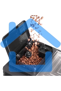 Кофемашина автоматическая Korting KACM 2009 PRESTO черный, зерновой/молотый, 2 л, 1400 Вт, 19 бар