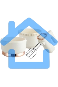 Миксер с чашей Centek CT-1129 бежевый/золотой хром, 800 Вт