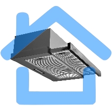 Вытяжка встраиваемая LEX Hide 600 нержавеющая сталь, 60 см, 550 куб. м/ч, 42 дБ