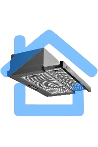 Вытяжка встраиваемая LEX Hide 600 нержавеющая сталь, 60 см, 550 куб. м/ч, 42 дБ