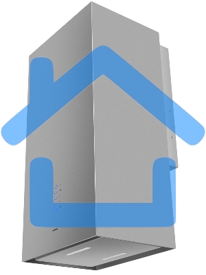 Вытяжка пристенная островная Maunfeld Bath Plus 402 нержавеющая сталь, 40 см, 1150 куб. м/ч, 52 дБ