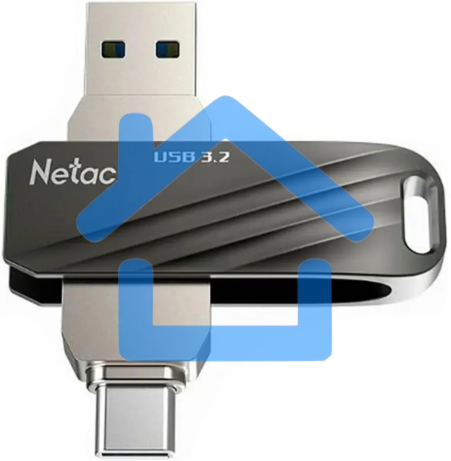 Флешка USB R/W Netac US11 32Gb USB3.0+TypeC Dual Flash Drive
