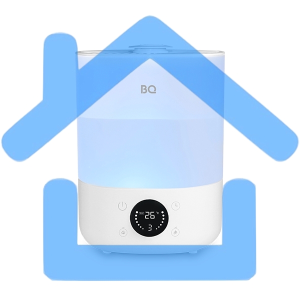 Увлажнитель воздуха BQ HDR1009 белый, ультразвуковой, 25 Вт, 4 л
