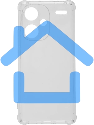 Чехол (клип-кейс) BoraSCO для Xiaomi Redmi Note 13 Pro + прозрачный