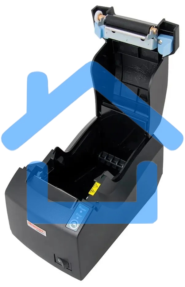 Чековый принтер Mertech G58 прямая термопечать, 203 dpi, 100 мм/сек, Ethernet, RS-232, USB, черный