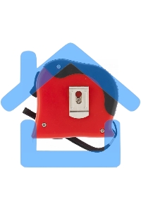 Рулетка Matrix double fixation 10мх25мм обрезиненный корпус двойная плавная фиксация