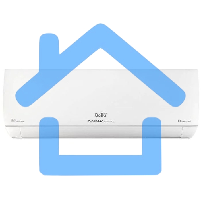 Блок внутренний сплит-системы Ballu BSUI/in-24HN8_23Y инвертор, 24000 BTU, 72 м², 31 дБ, охлаждение, обогрев, осушение, белый