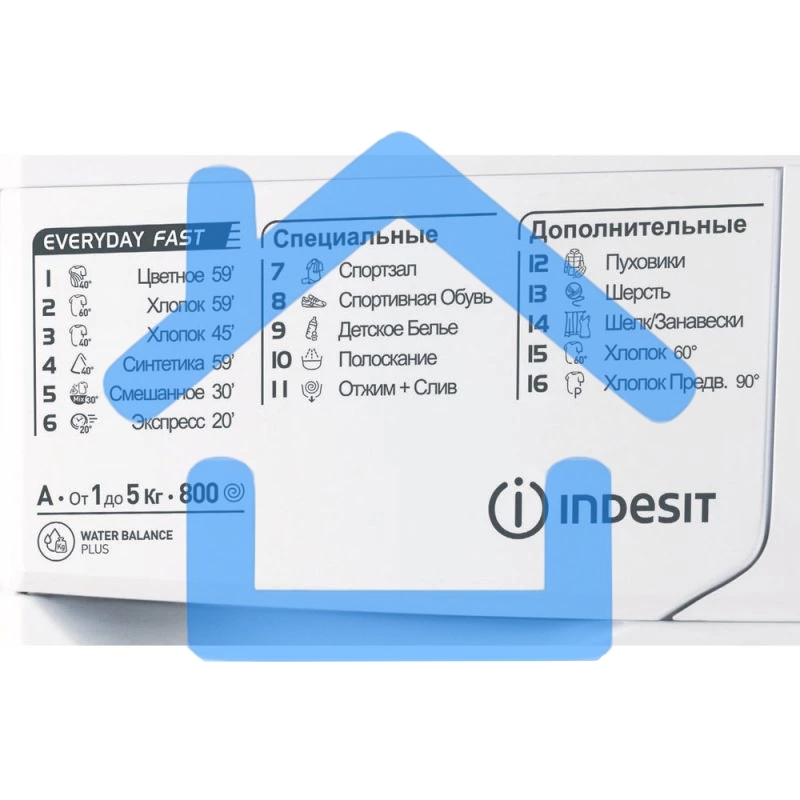 Стиральная машина Indesit EWSB 5085 CIS белый, загрузка фронтальная 5 кг, 800 об/мин., класс: А