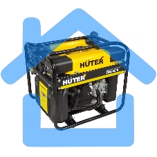 Электрогенератор бензиновый инверторный Huter DN4400i, 3.8 кВт, 86 дБ, 28.5 кг,