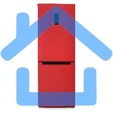 Холодильник Бирюса B-H920NF красный двухкамерный 210/100 л морозилка снизу, No Frost