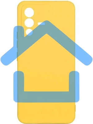 Чехол (клип-кейс) DF vCase-07 для Vivo V23 желтый