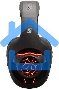 Наушники с микрофоном Оклик HS-L575G черный накладные BT оголовье (1895253)