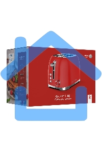 Тостер Galaxy Line GL 2919 900Вт красный